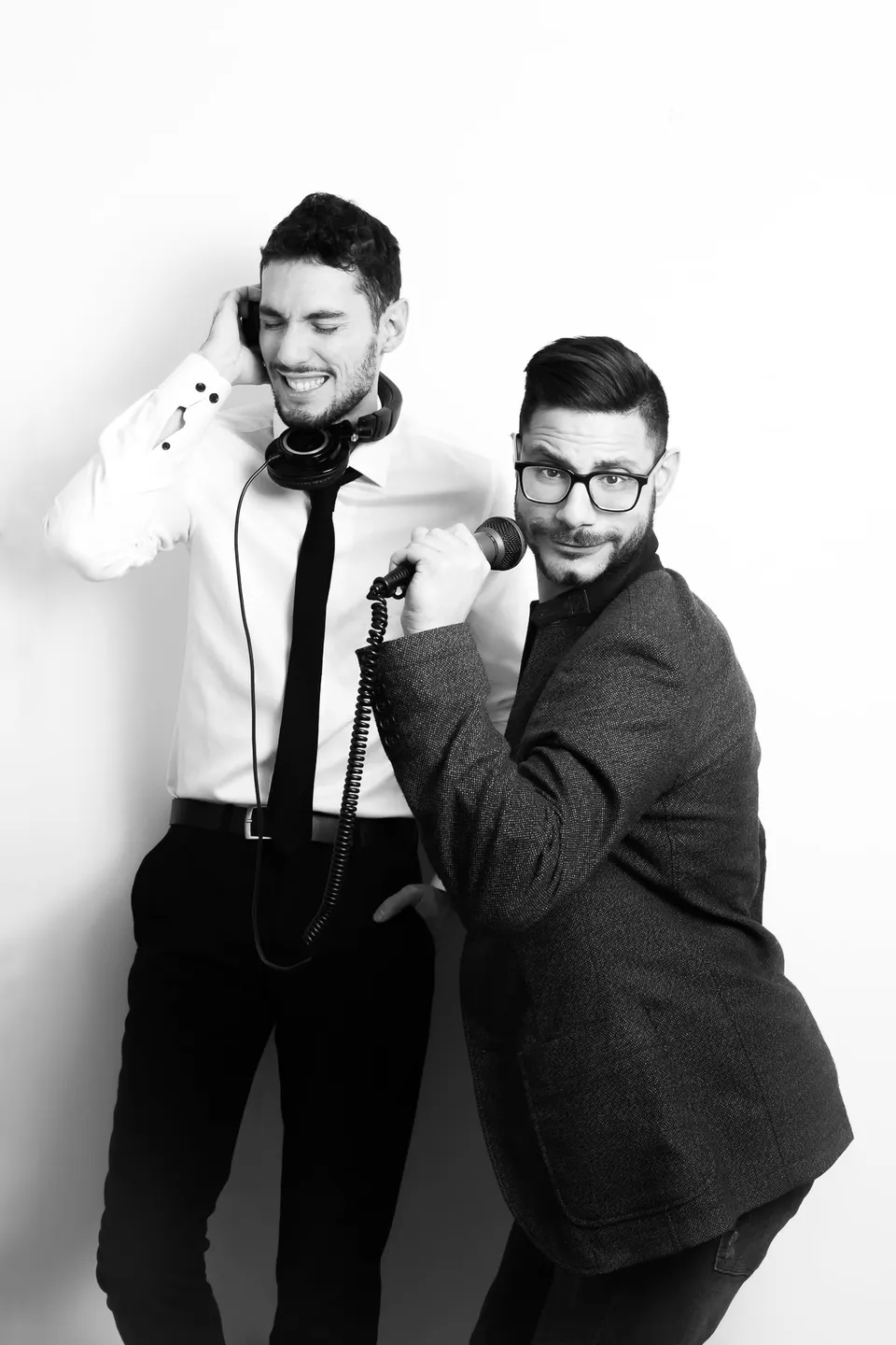 DJ de la roche et Rolly Assal – visuel pour affiche