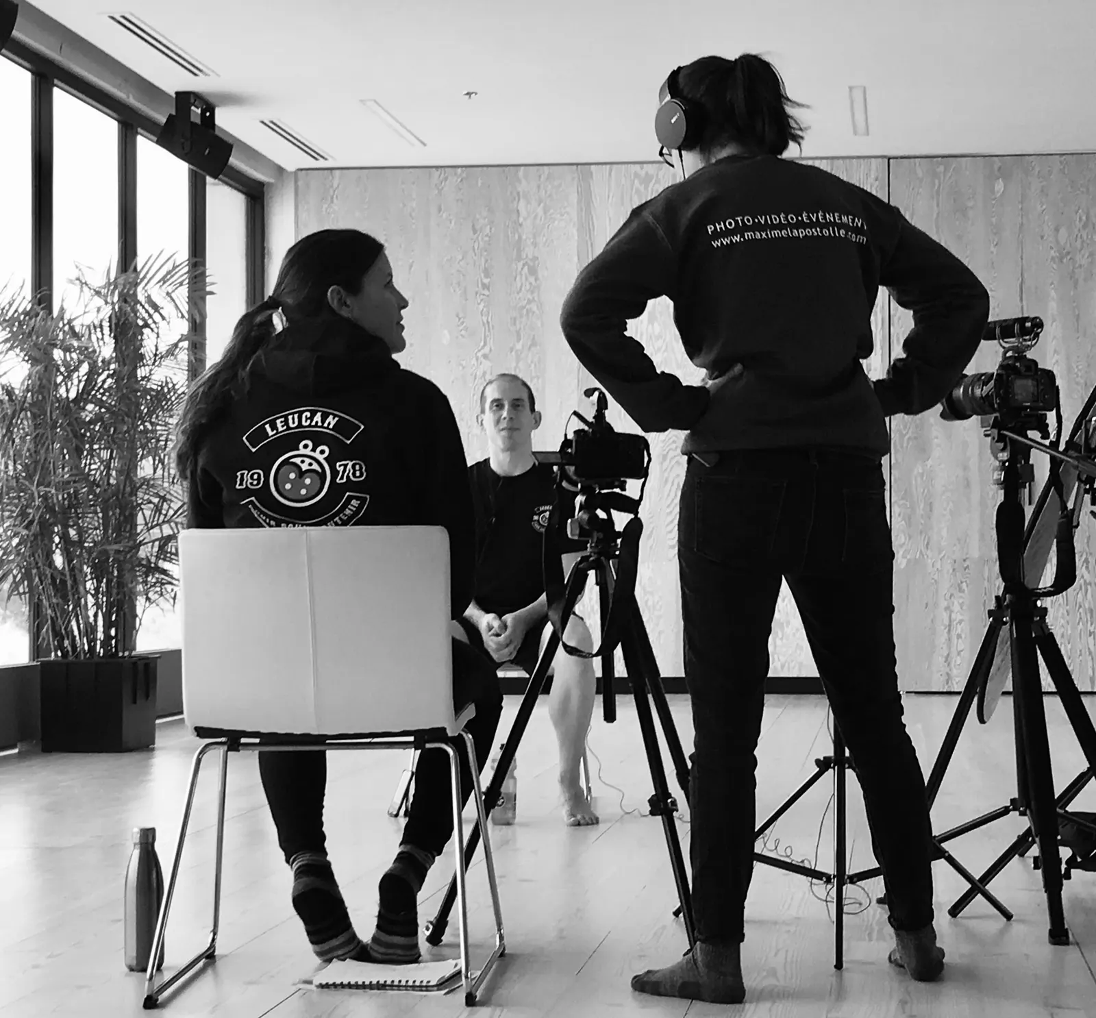 En tournage avec Leucan! (1/1)
